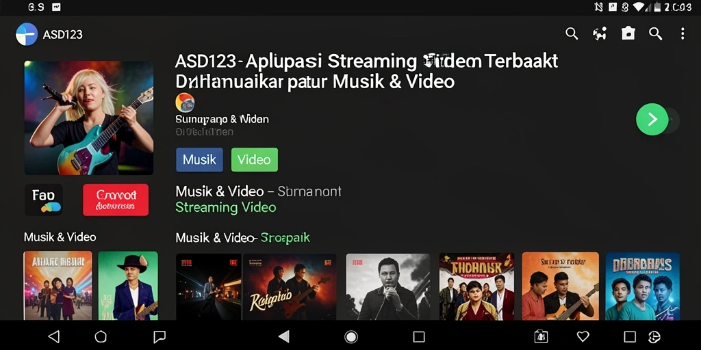 Antarmuka aplikasi ASD123 yang intuitif dan mudah digunakan.