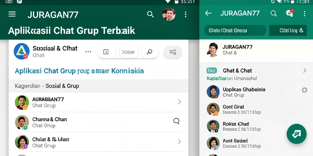 Tampilan antarmuka grup JURAGAN77 yang modern dan mudah digunakan.