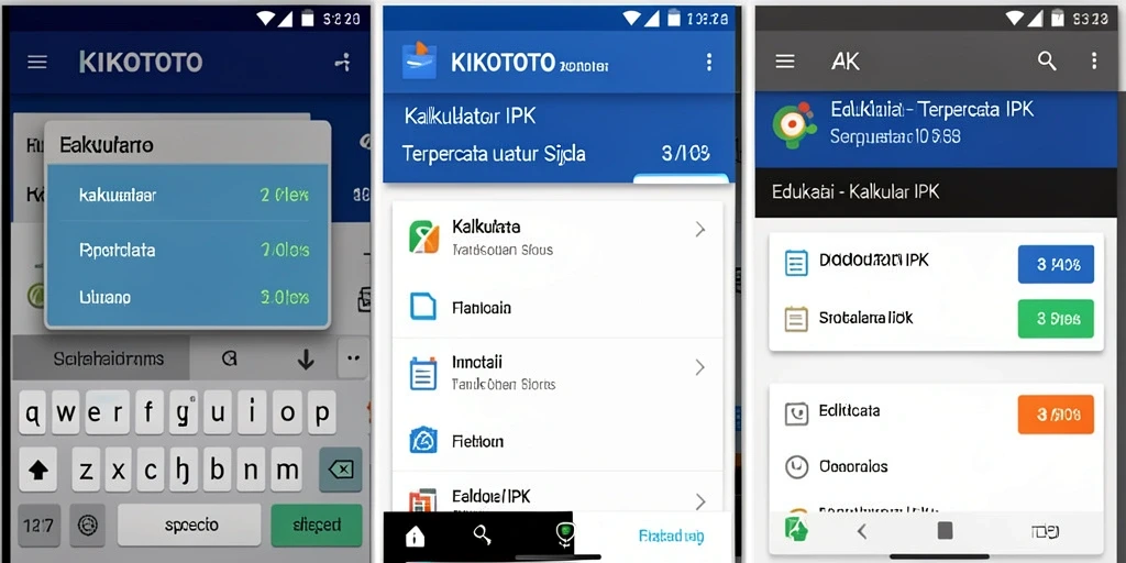 Antarmuka sederhana dan fungsional dari KIKOTOTO untuk menghitung IPK.