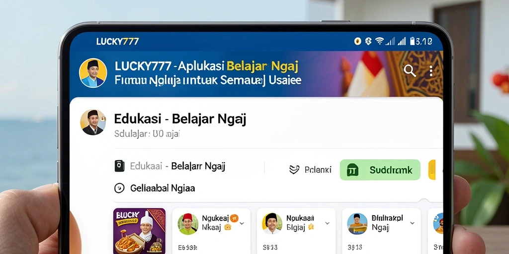 Antarmuka LUCKY777 yang intuitif dan ramah pengguna.