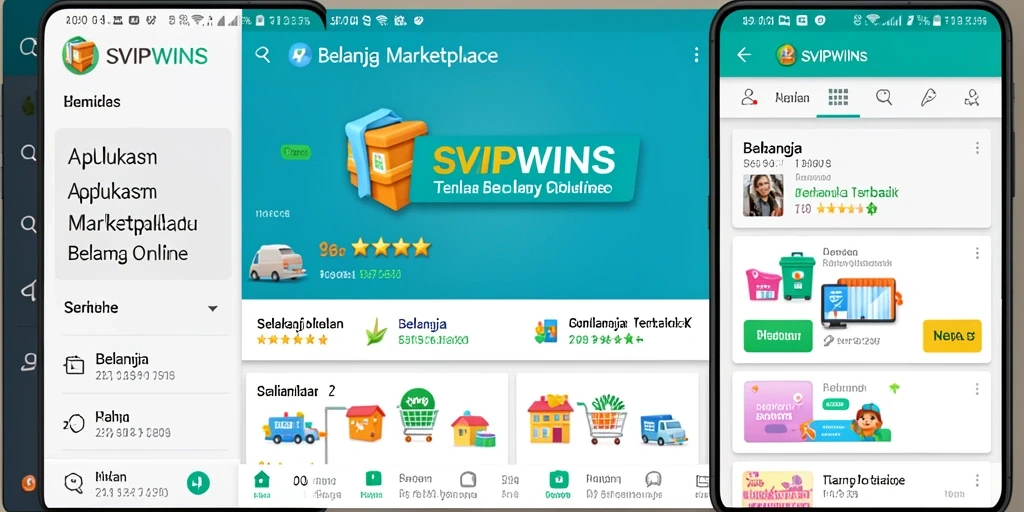 Tampilan antarmuka aplikasi SVIPWINS yang sederhana dan intuitif.