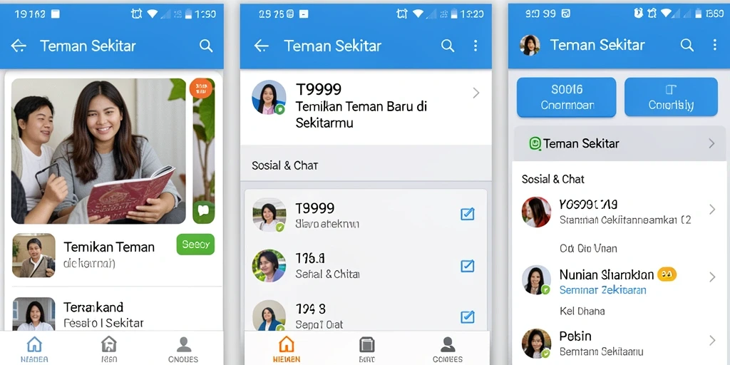 Antarmuka pengguna T9999 yang intuitif dan menarik.